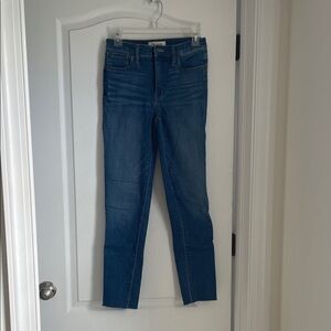 Madewell Women's Straight Leg Blue Jeans